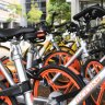 More than 1600 shared bikes abandoned after company fails