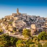 The ancient southern Italian town of Matera (Sassi di Matera).