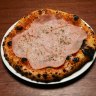 Cheese pizza with mortadella at Capitano