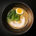 Pork chashu-topped shoyu ramen at Bones Ramen in Rushcutters Bay.