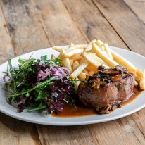 The Plough in Footscray offers a $23 steak special on Tuesdays.