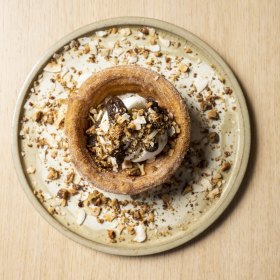 Chocolate churro bowl.