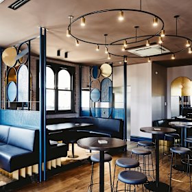 Inside the St Kilda venue.