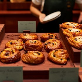 Freshly baked pastries.