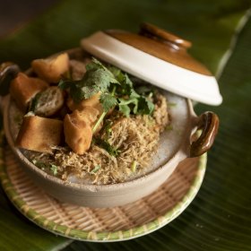 Chicken congee.