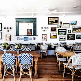 The dining room. 