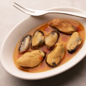 Mussel escabeche.
