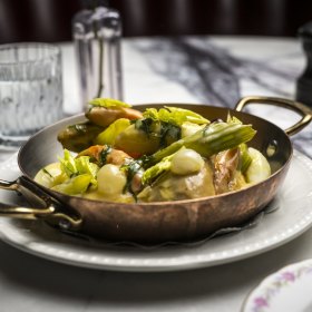 Chicken fricassee.