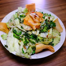 Fatoush salad.