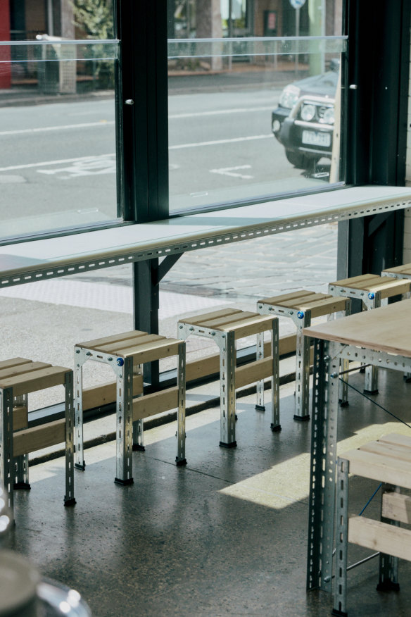 A perfect people-watching spot on Smith Street.