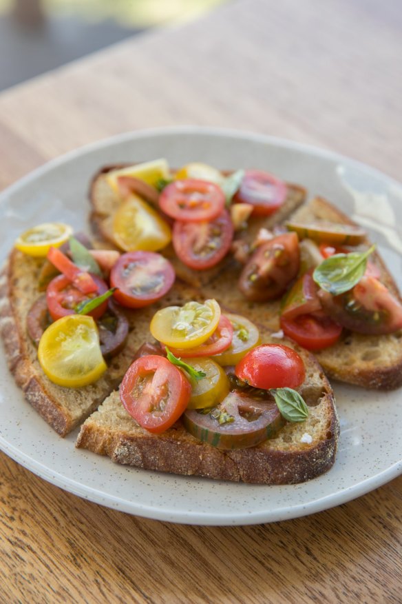 Tomato bread.