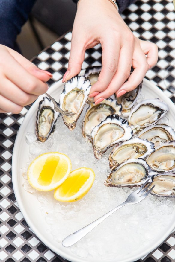 Oysters at the Botanical.