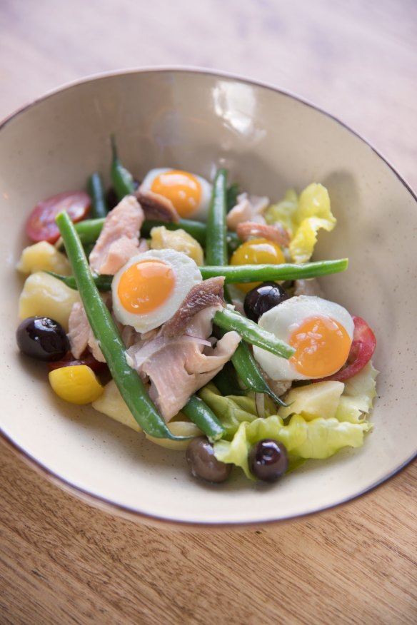 Trout salad. 
