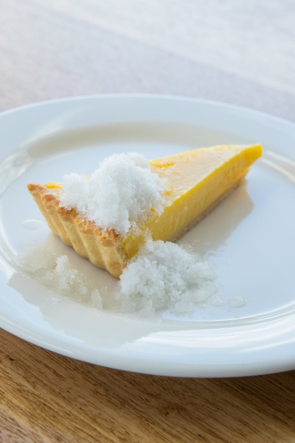 Lemon tart. 