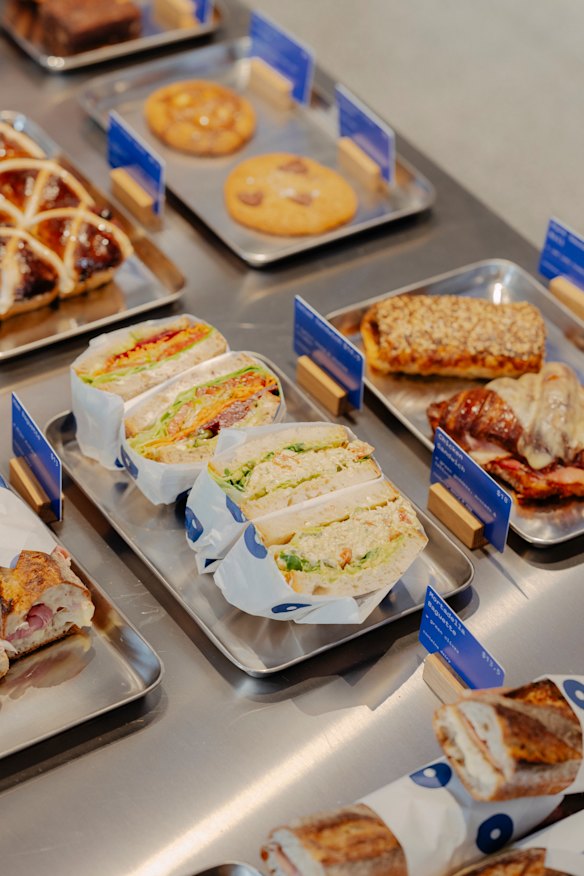 Sandwiches and other goodies at Cremorne’s Baker Bleu.