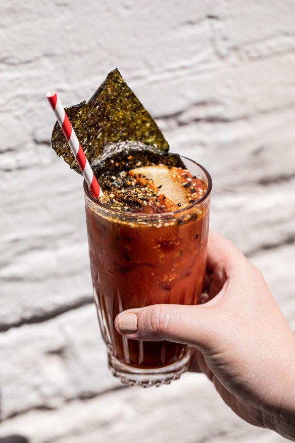 The kimchi bloody mary. 