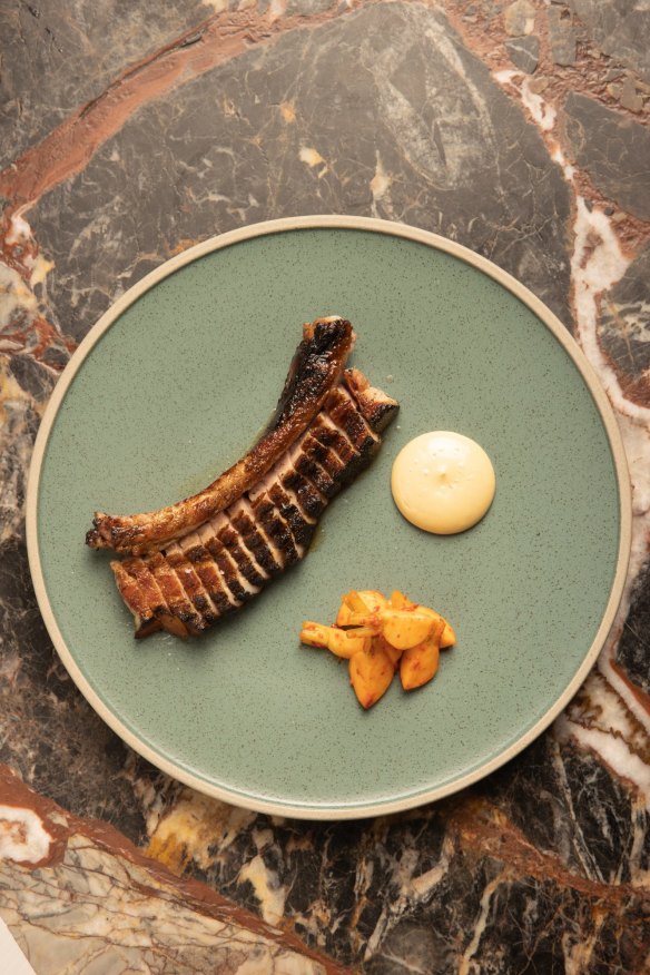 Pork rib at Etta.