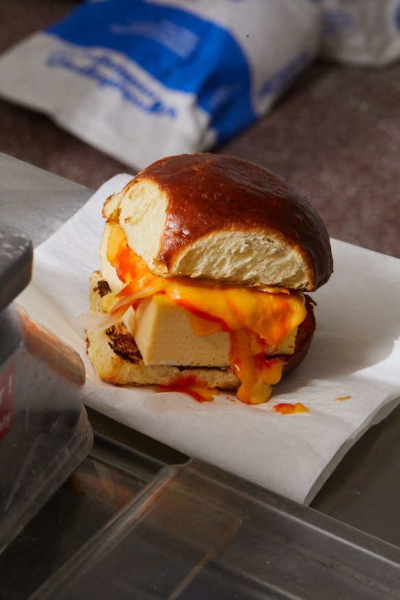 A.P egg sando. 