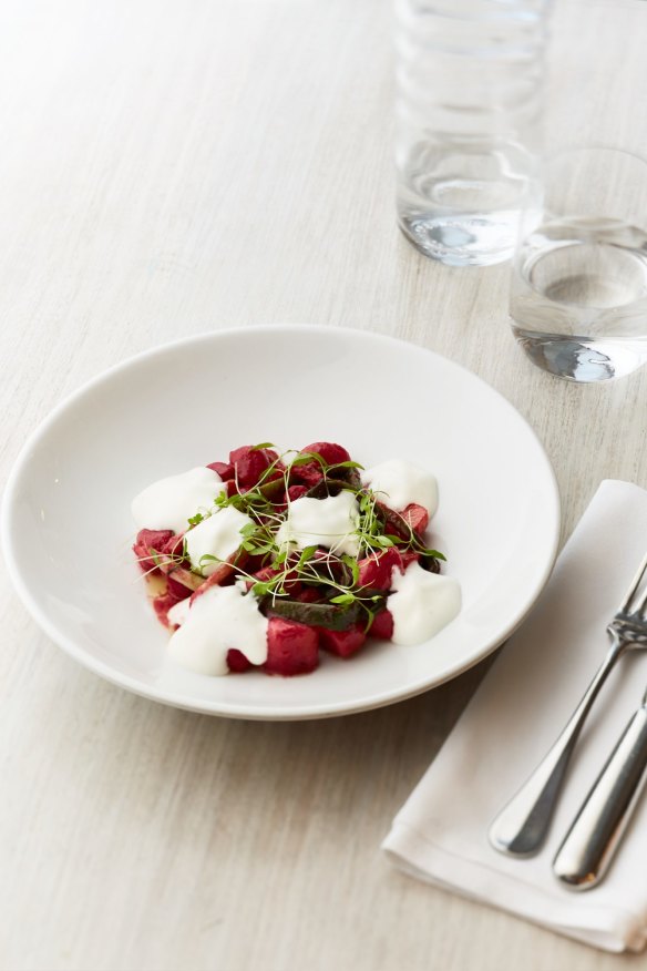 Roasted beetroot gnocchi.