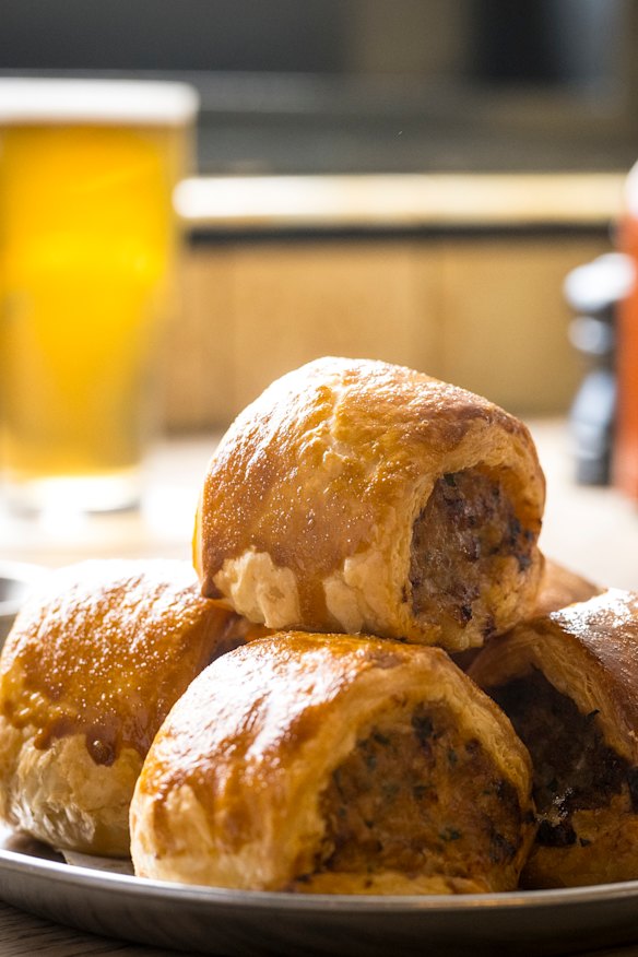 Sausage rolls.