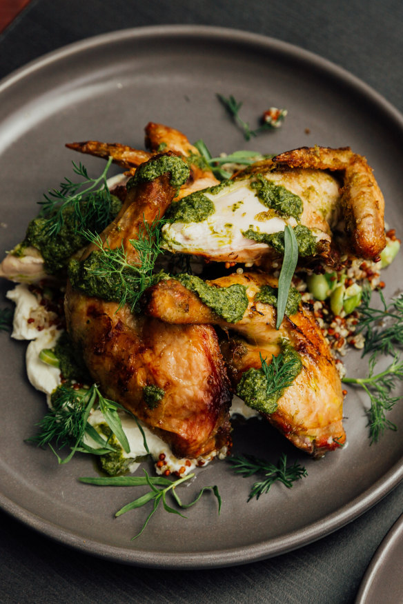 Confit chicken.
