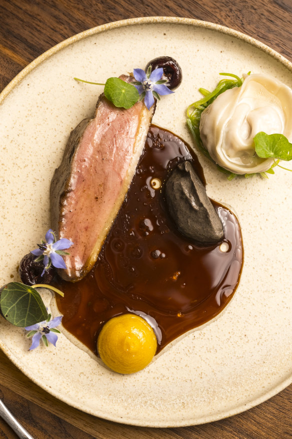 Slow cooked lamb shoulder.