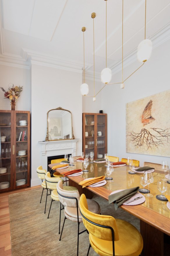 There is also a private dining room.