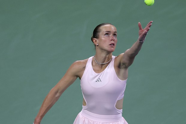 Elina Svitolina plays Solana Sierra on Day One of the 2026 US Open on August 30, 2026 in New York City.