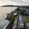 Byron Bay in its first days of lockdown.