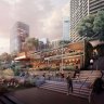 Artists impression of planned the Cockle Bay Park development, Darling Harbour, Sydney