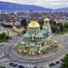 The iconic Alexander Nevsky Cathedral, whose domes have become symbolic of Sofia.