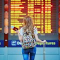 If you need to arrive on time, book a flight that departs early in the morning.