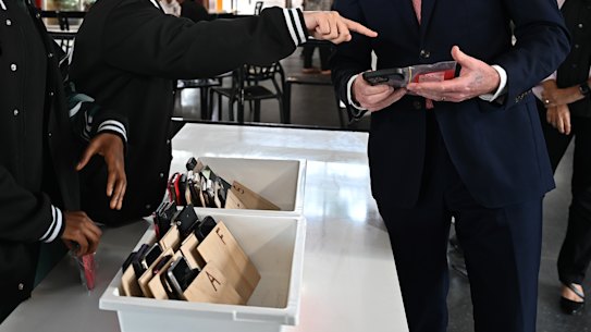 Students will still be able to bring phones to contact parents or carers “immediately before or after schools hours”, with some exceptions.