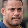 Parramatta Eels NRL player Jarryd Hayne answers questions by the media about an alleged rape claim during his time in the United States. 3rd January 2018, Photo: Wolter Peeters, The Sydney Morning Herald.