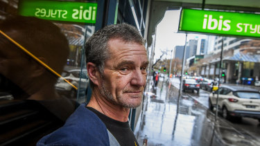 Melbourne man Paul Barr says the uncertainty of the hotel accommodation scheme is wearing on him.