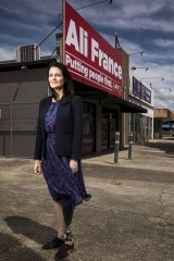 Labor candidate for Dickson, Ali France, who lost her leg in an accident in 2011.