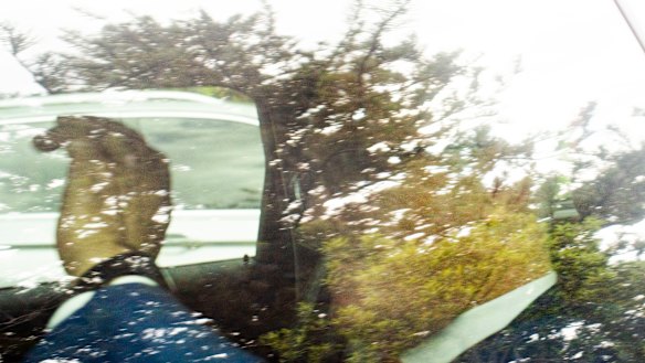 Former prime minister Malcolm Turnbull leaves his Point Piper home on Monday morning.