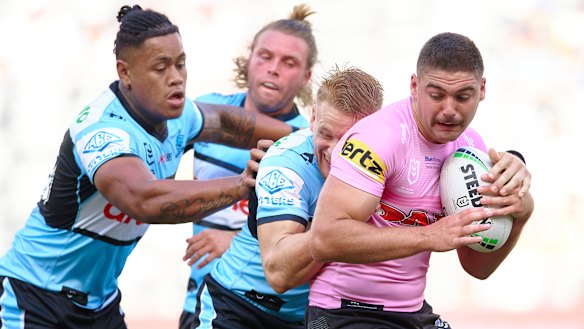 Mavrik Geyer in action for Penrith.