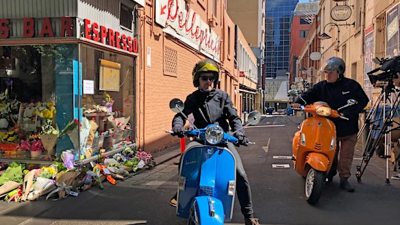 Tributes to Pellegrinis Bar co-owner Sisto Malaspina, who was killed in the Bourke Street terror attack.