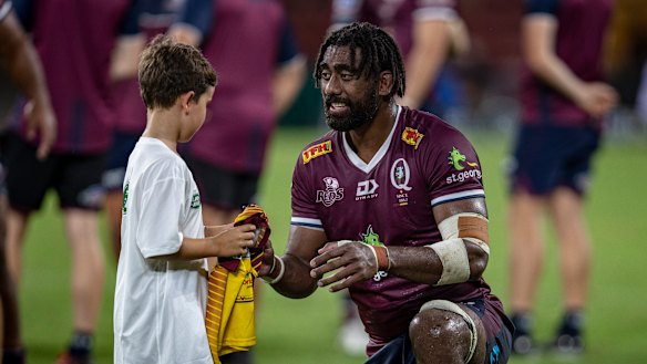 Seru Uru has been in excellent form for the Queensland Reds. 
