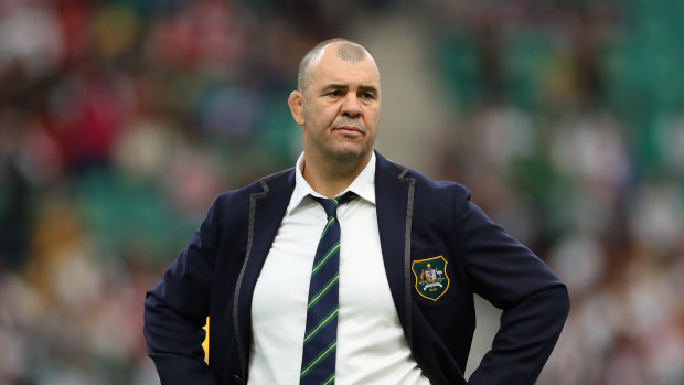 Michael Cheika finished his time as Wallabies coach with a 50 per cent win record. 