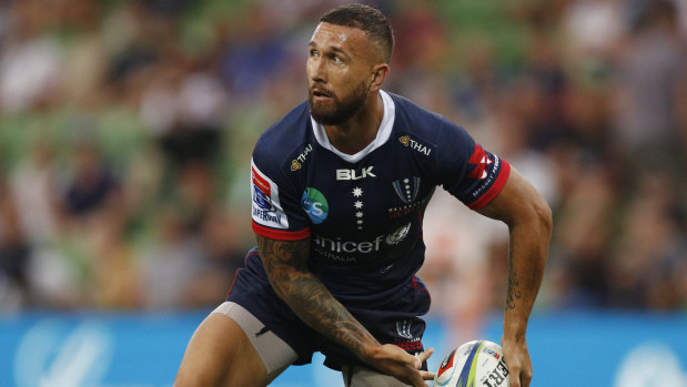 Looking good: Quade Cooper has impressed at the  Rebels.