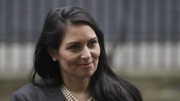 British Home Secretary Priti Patel.