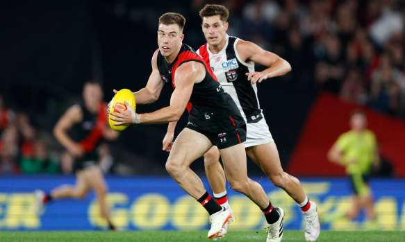 Zach Merrett is doing everything he can to resurrect Essendon’s fortunes.