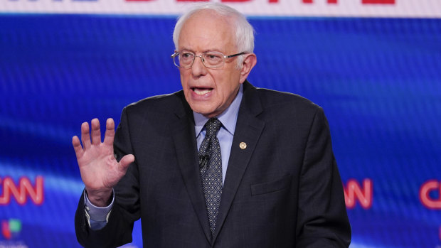 Vermont Senator Bernie Sanders criticised Biden’s decision to launch air strikes on Syria. 