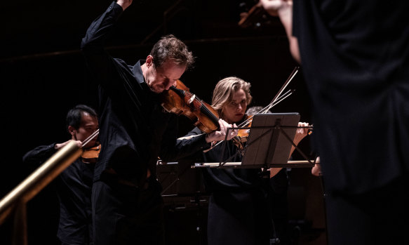 On the move: the Australian Chamber Orchestra.