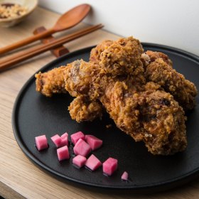 Korean fried chicken.  