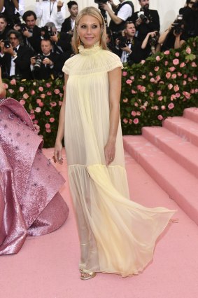 From minimalist to modest ... Gwyneth Paltrow at this year's Met Gala.