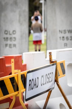 More robust barriers were erected at parts of the Queensland-NSW border on the Gold Coast last week.