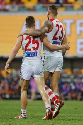 Ben Ronke is learning plenty from Lance Franklin.